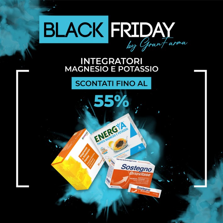 Integratori magnesio e potassio black friday